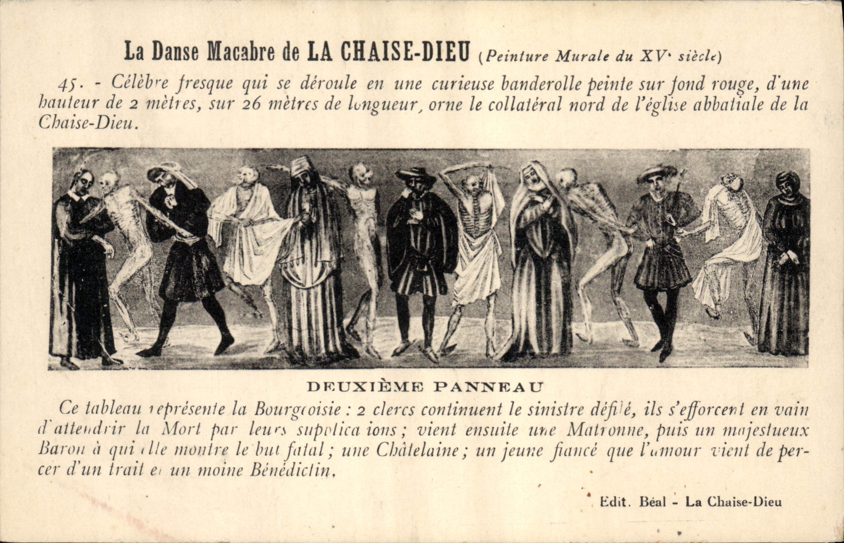 CPA La Danse Macabre De La Chaise Dieu