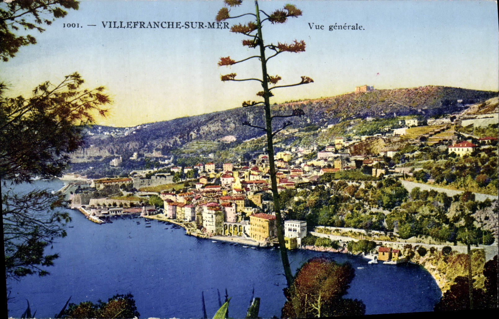 Villefranche-sur-Mer — Vue générale — G. Lemaitre & Cie, Éditeurs, Nice, n° 1001