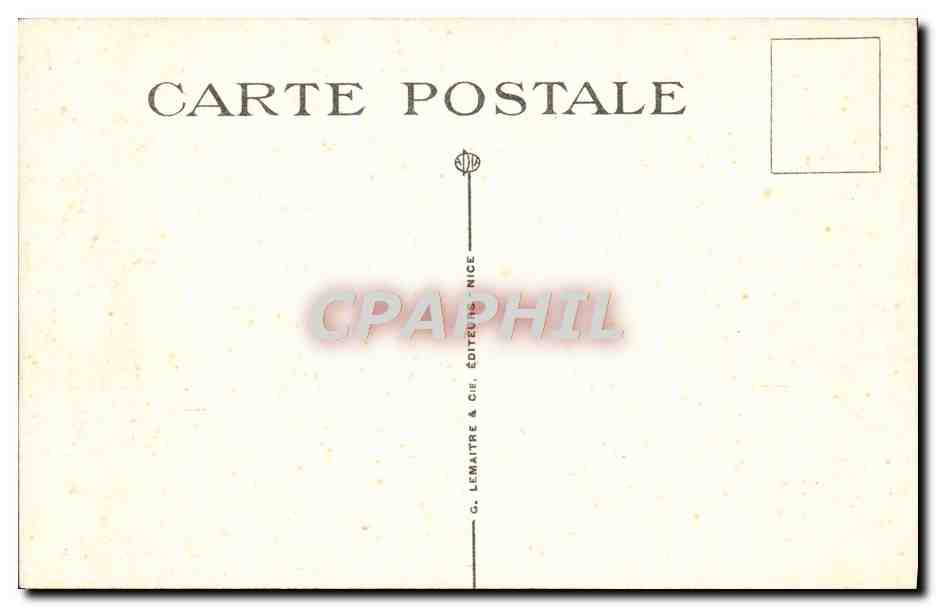 Villefranche-sur-Mer — Vue générale — G. Lemaitre & Cie, Éditeurs, Nice, n° 1001 — Reverso