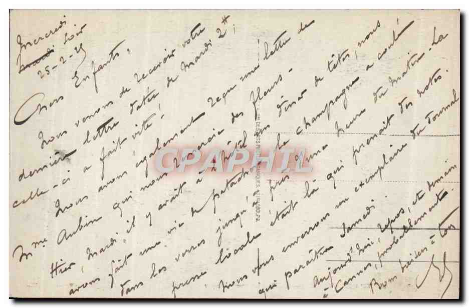 Villefranche-sur-Mer — La rue obscure — éditeur anonyme, n° 25 — Reverso