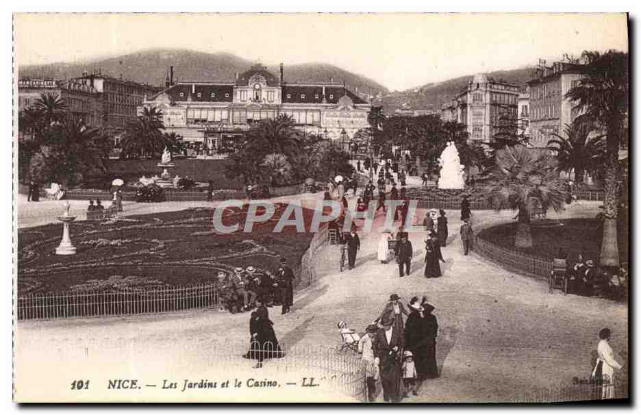 CPA Nice Les Jardins et le Casino