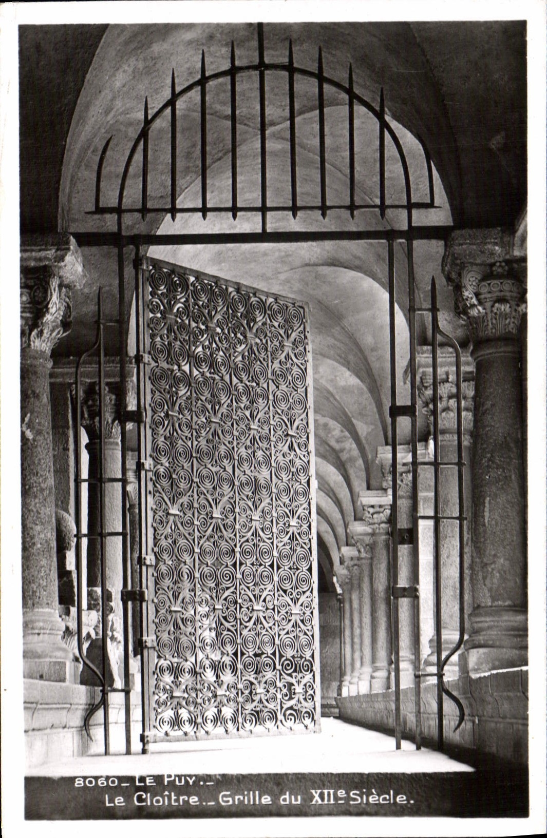 Le Puy — Le Cloître — Grille du XIIe Siècle