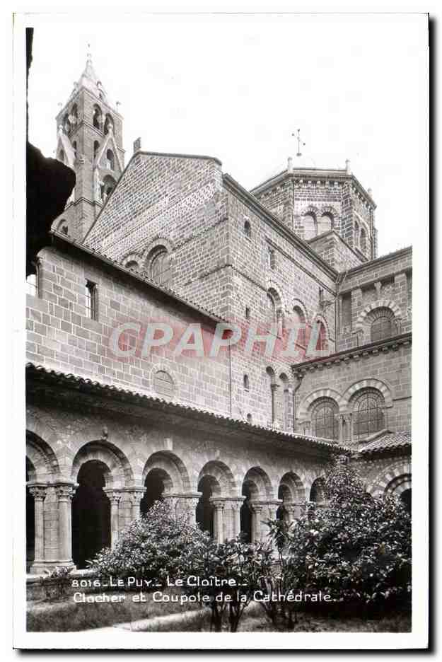 Le Puy - Le Cloître - Clocher et Coupole de la Cathédrale