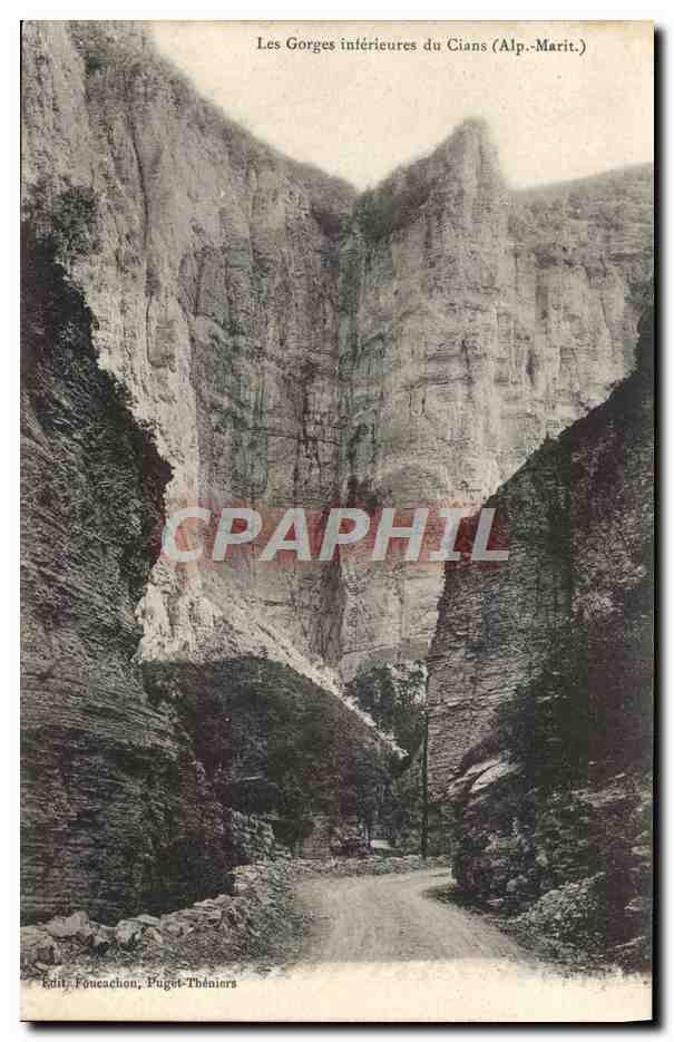 CPA Les Gorges Interieures du Cians
