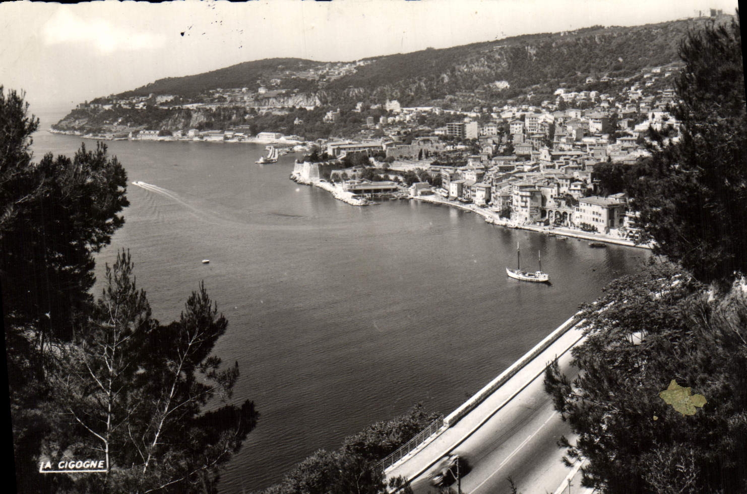 La Cigogne — Vue du Cap de Nice — Éd. « La Cigogne », Villefranche-sur-Mer, n° 06.159.04