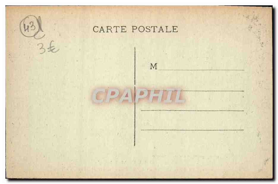 CPA Abbaye de La Chaise Dieu Tombeau Gothique de la Reine Edith d'Angleterre — Rückseite