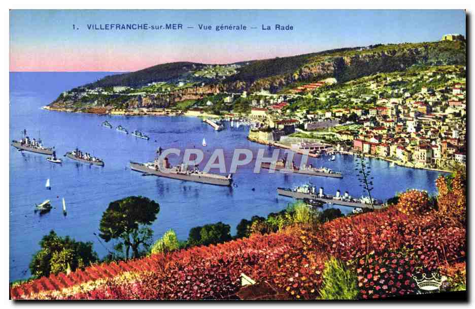 VILLEFRANCHE-sur-MER — Vue générale — La Rade — Éditions Munier