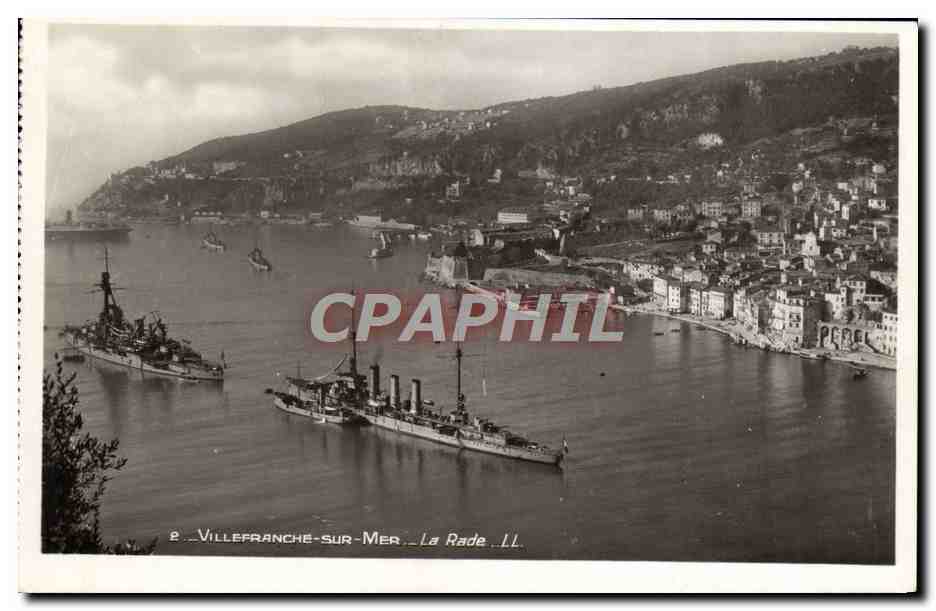 Villefranche-sur-Mer — La Rade — Éditeur Les Belles Éditions Françaises, Nice