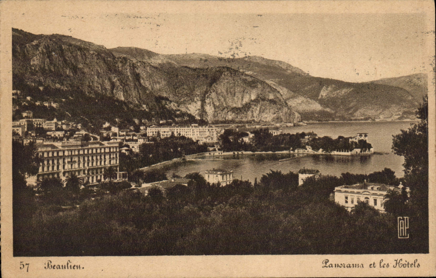 CPA Beauliue Panorama et les hotels