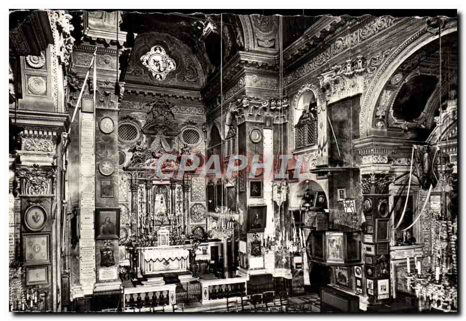 CPM Notre Dame De Laghet Interieur du Sanctuaire