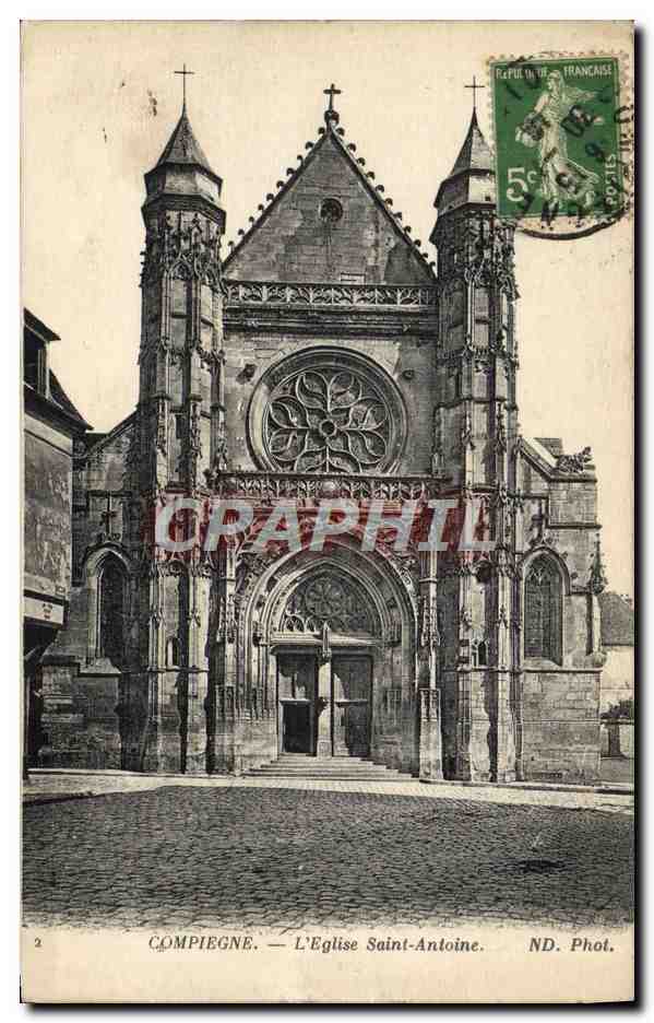 CPA Compigne L'Eglise Saint Antoine