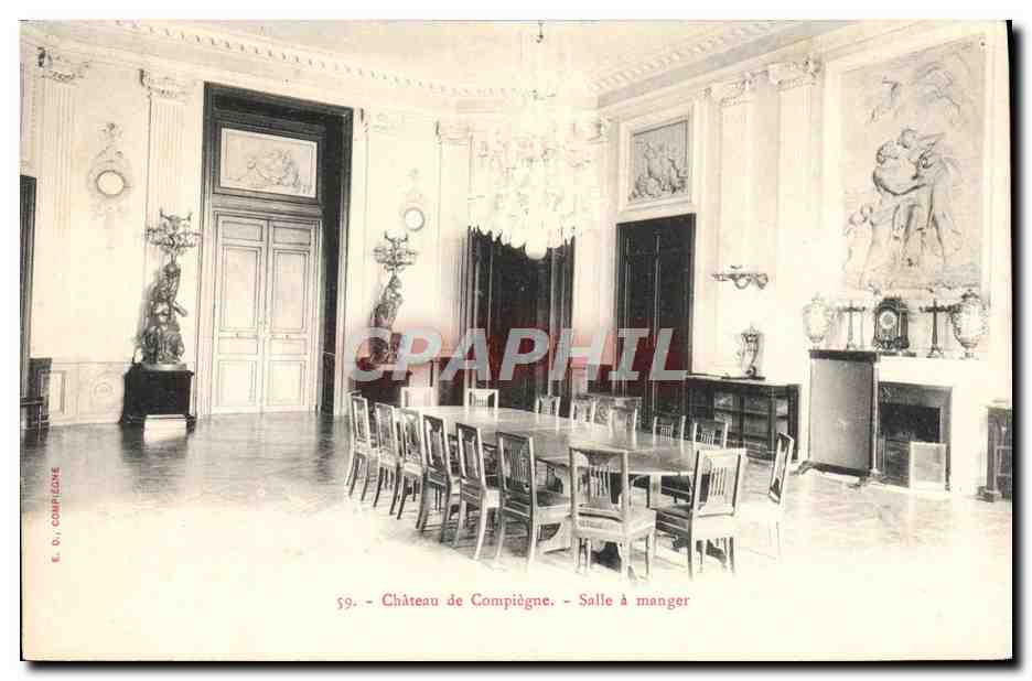 Château de Compiègne — Salle à manger — E. O. COMBÉLÈNE, n°59