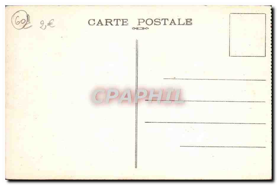 CPA Foret De Compiegne Clairiere de l'armistice Militaria — Verso
