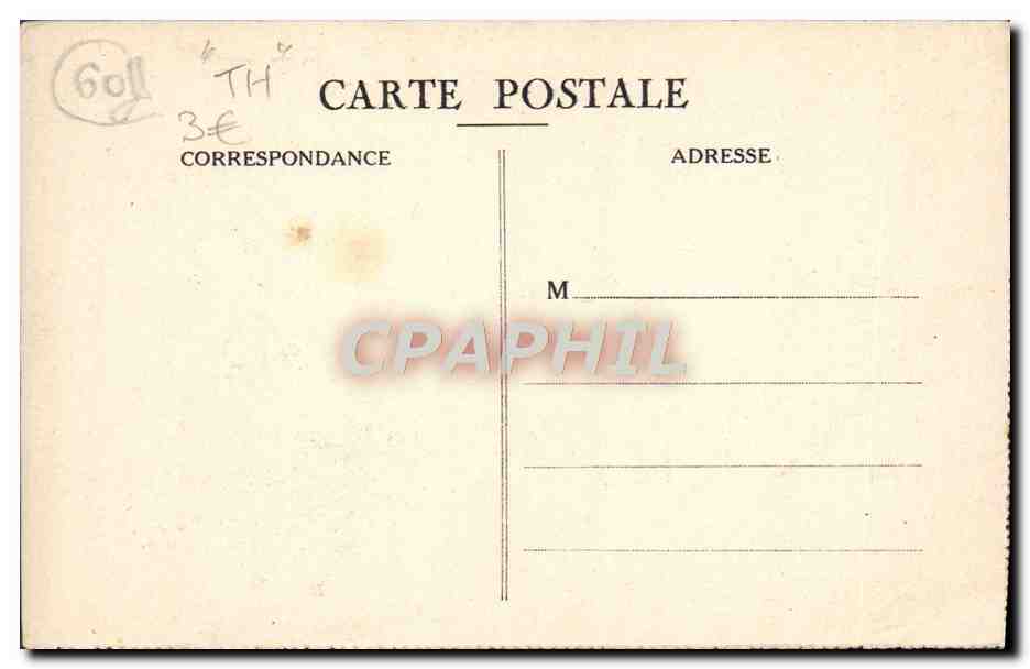 CPA Beauvais Le Palais de Justice — Rückseite
