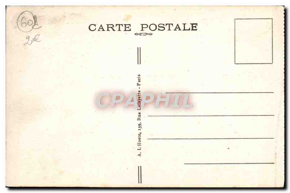 CPA Foret de Compiegne Monument de L'Armistice et Carrefours Militaria — Verso