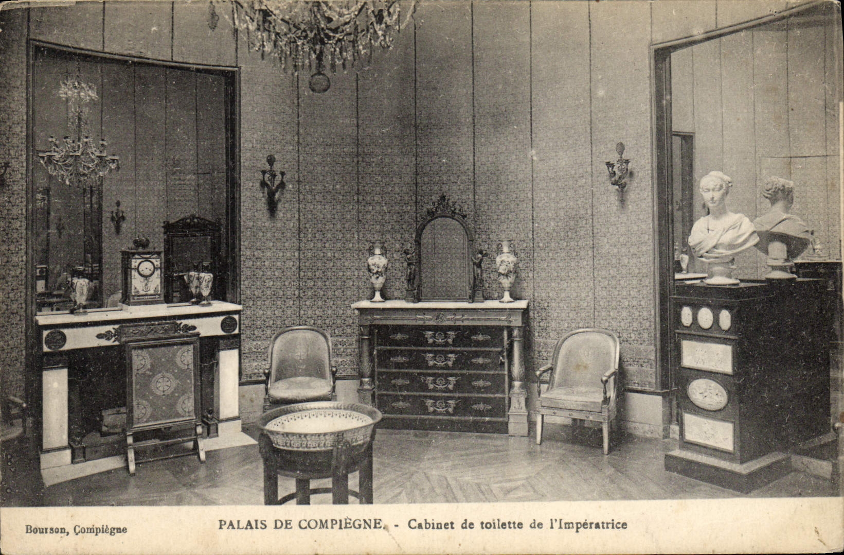 Palais de Compiègne - Cabinet de toilette de l'Impératrice — Bourson, Compiègne