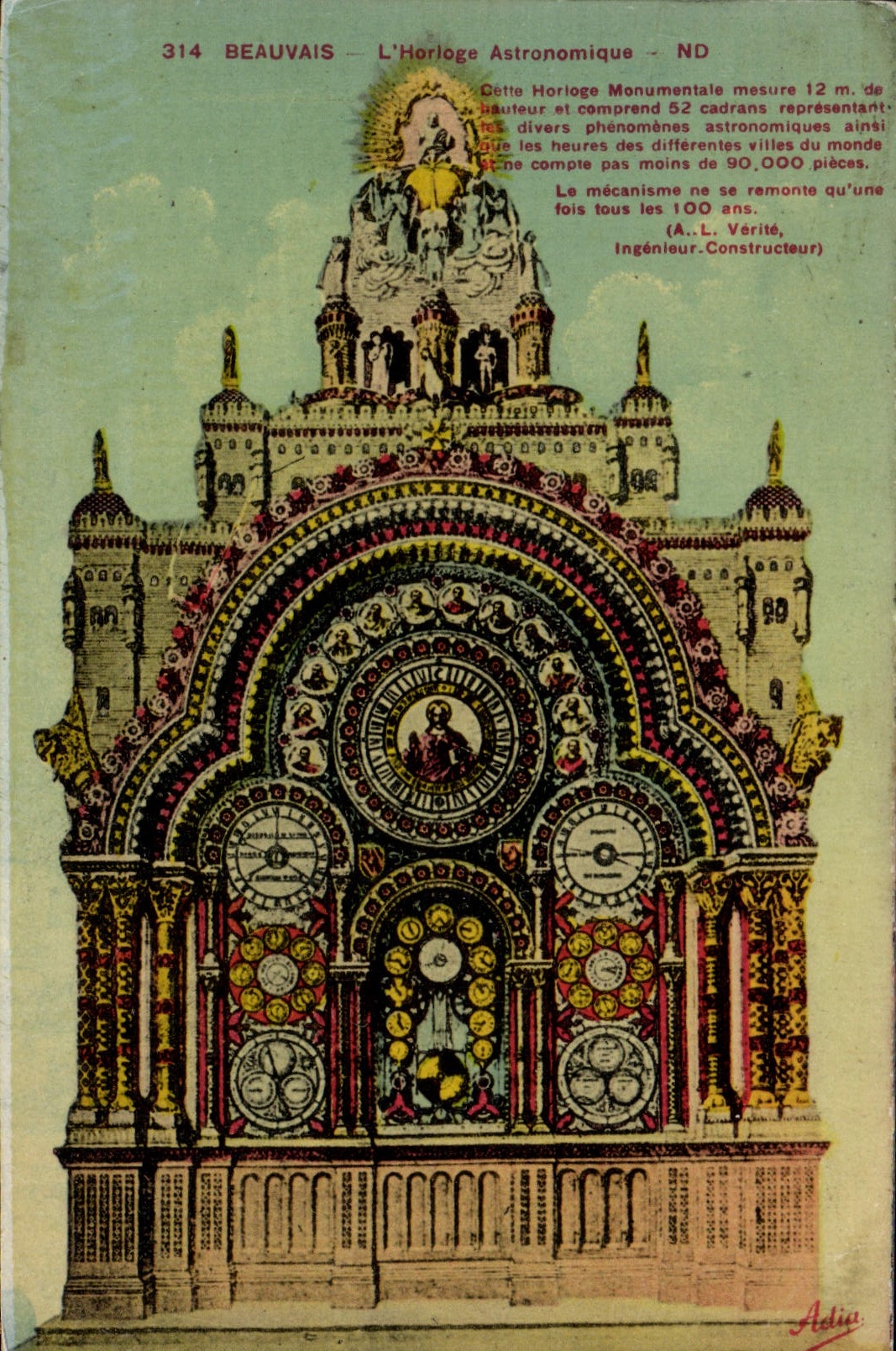 Beauvais — L'Horloge Astronomique — ND