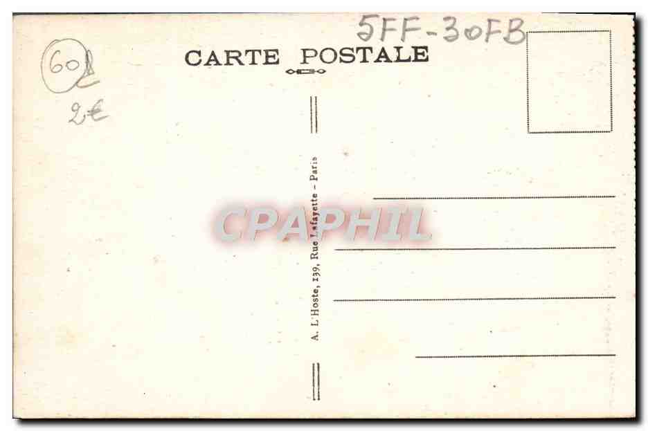Forêt de Compiègne — Armistice. — Le Monument par Edgar Brand. — Verso