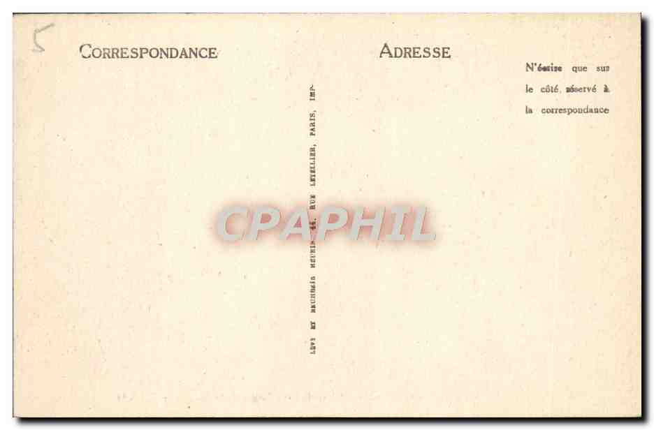PierreFonds — Le Château — Chambre de Travail du Seigneur — ND — Verso