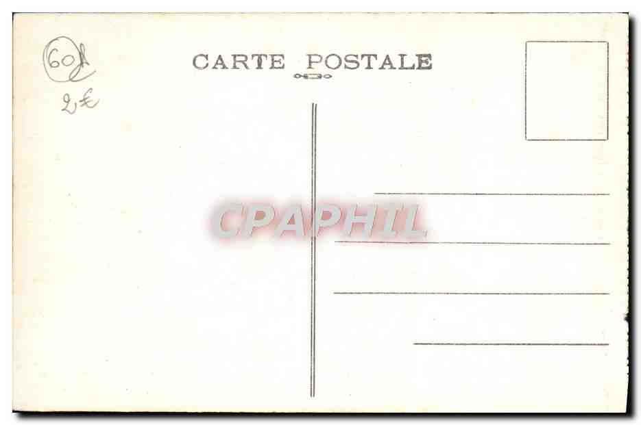 CPA Foret de Compiegne Clairiere de L'Armistice Wagon Militaria — Rückseite