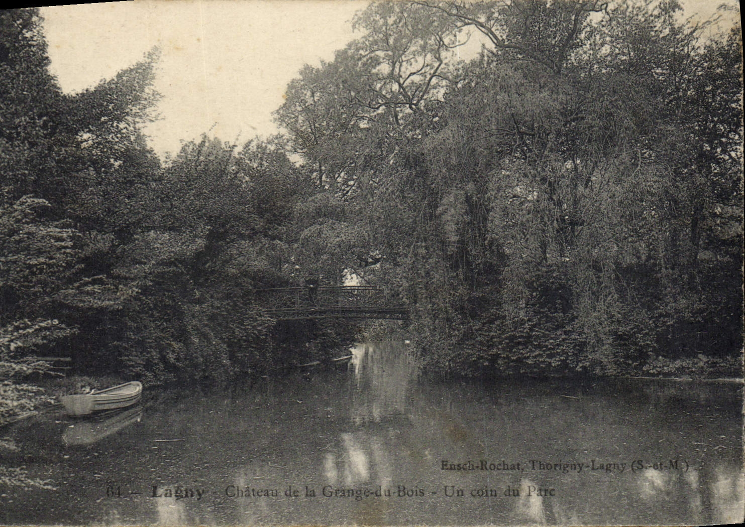 Lagny - Château de la Grange-du-Bois - Un coin du Parc — Ensch-Rochat, Thorigny-Lagny (S.-et-M.)