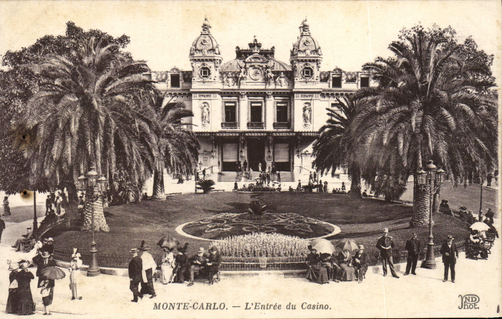 CPA Monte carlo L'Entree du Casino