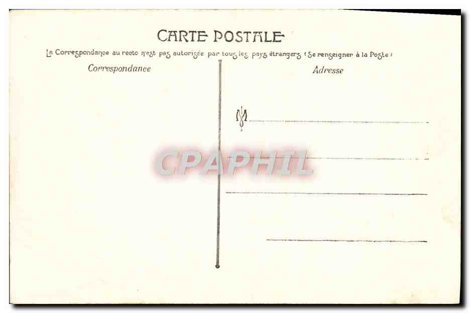 CPA Menton Vue entre les oliviers — Rückseite