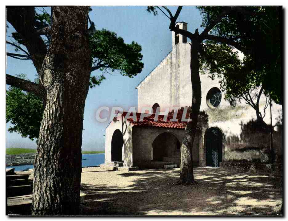 CPM La Garoupe La chapelle ND de la Garoupe