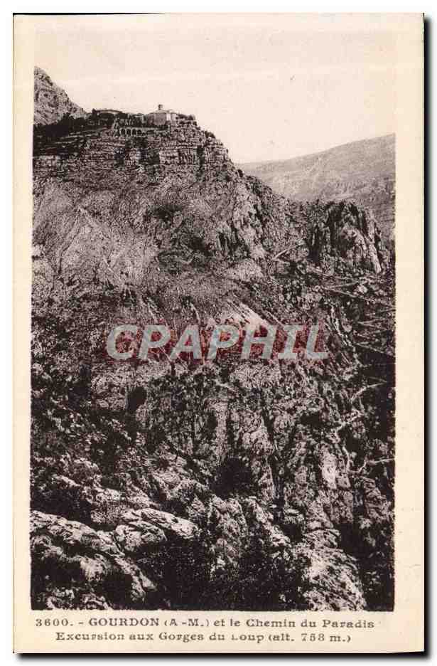 CPA Gourdon et le chemin du paradis Excursion Aux Gorges du loup