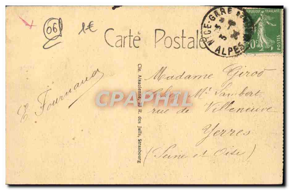 CPA Beaulieu Vue Generale — Rückseite