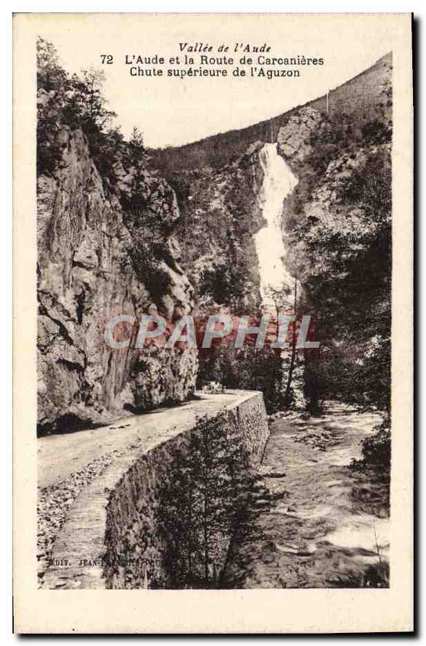 Vallée de l'Aude — Chute supérieure de l'Aguzon — Edit. Jean-François