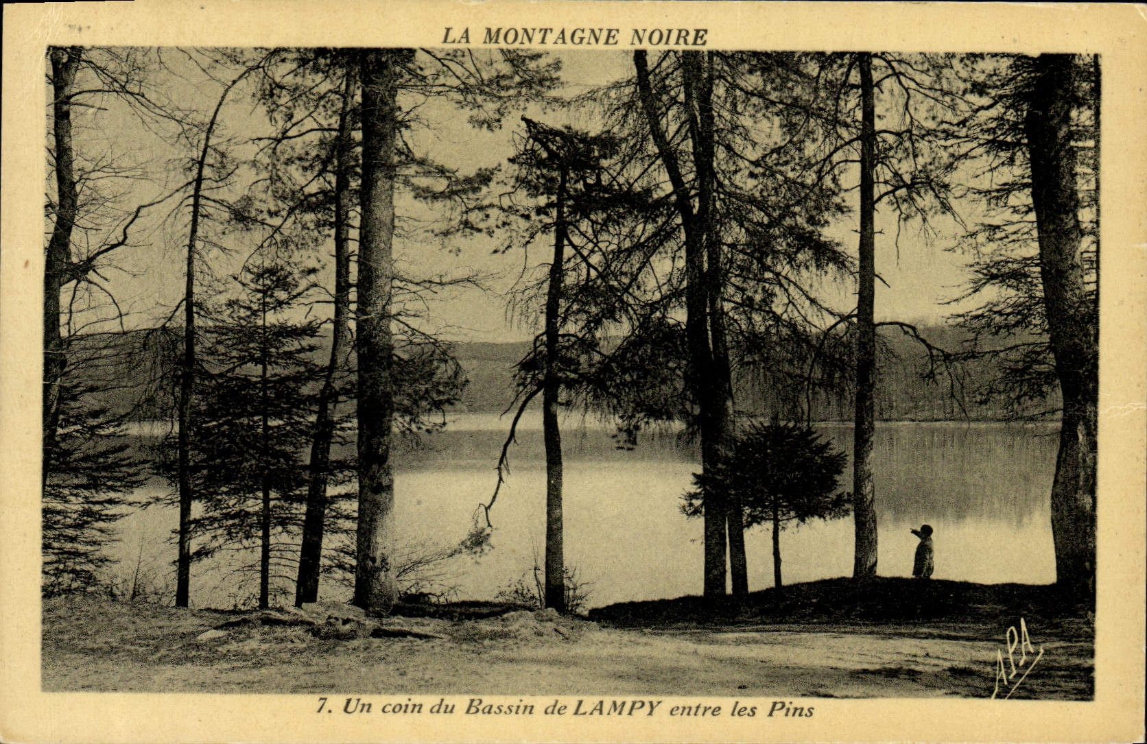 La Montagne Noire — Un coin du Bassin de LAMPY entre les Pins — éditeur APA, n°7