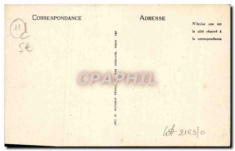 CPA Carcassonne L'Eglise St Nazaire Partie Romane — Rückseite