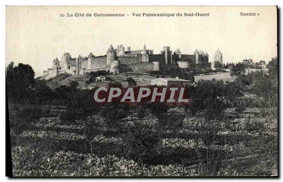 Carcassonne — Vue Panoramique du Sud-Ouest — Michel Jordy