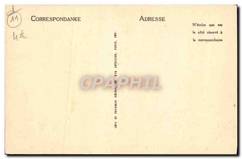 CPA Carcassonne L'Eglise Saint Nazaire Partie romane — Verso