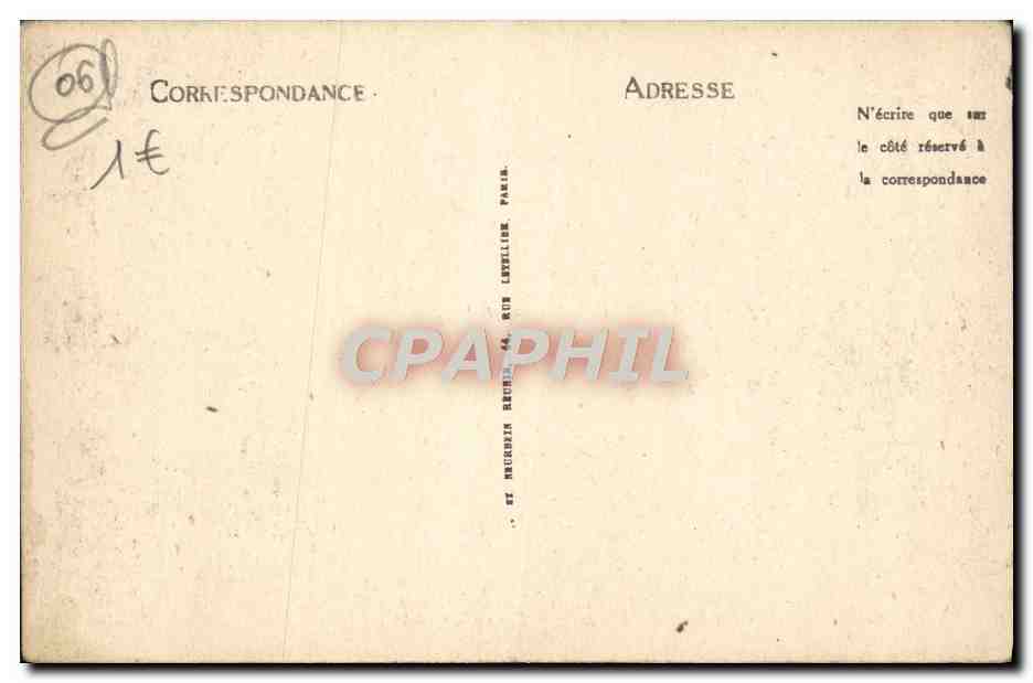 CPA Beaulieu La Baie Des Fourmis — Rückseite