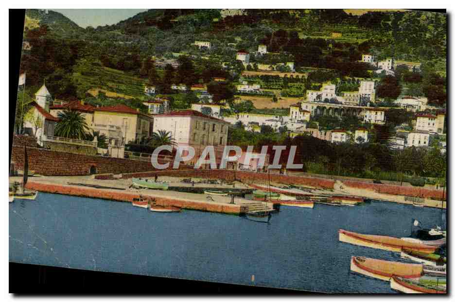 CPA Beaulieu Le port et les villas