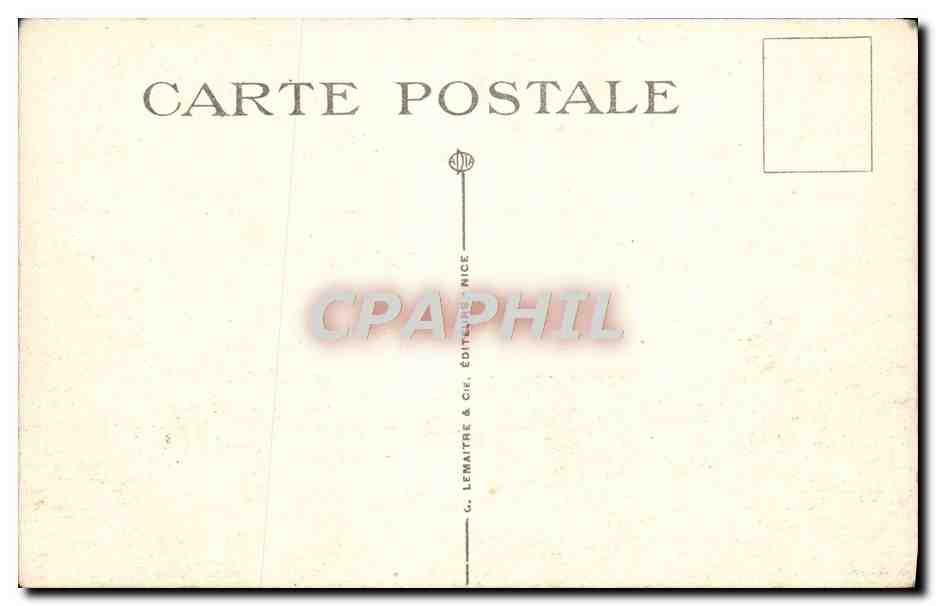CPA Beaulieu Sur Mer Vue Generale — Rückseite