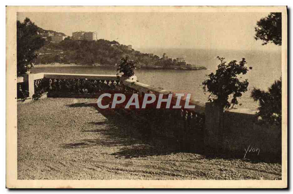 CPA Beaulieu Terrasse Fleurie