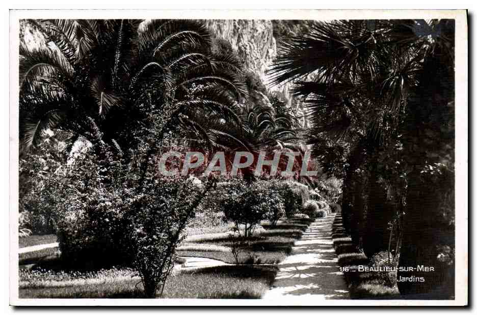 CPA Beaulieu Sur Mer Jardins