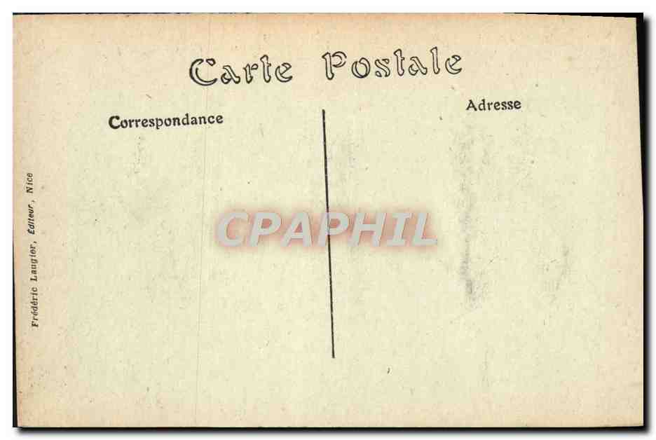 CPA Sospel Vue Sur Le Vieux Pont — Rückseite