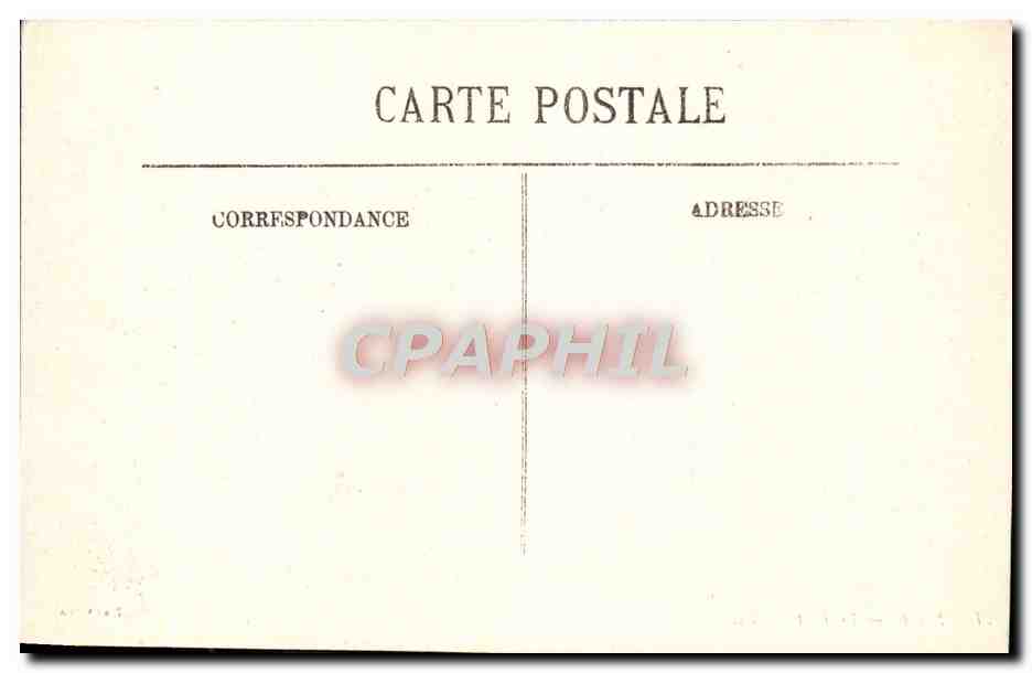 CPA Nice Le Port — Rückseite
