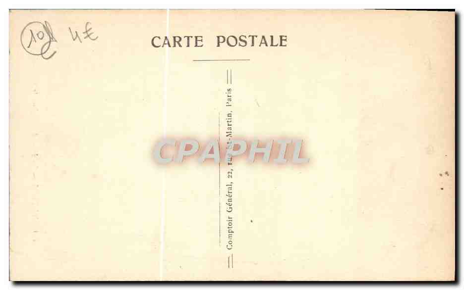 CPA Troyes Le Jube De I'Eglise De La Madeleine — Rückseite