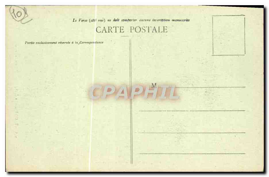 CPA Troyes La Cathedrale Entree Laterale — Rückseite