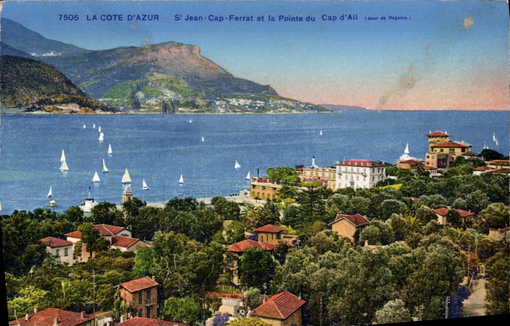 Saint-Jean-Cap-Ferrat et la Pointe du Cap d'Ail — Jour de Régates — 7505