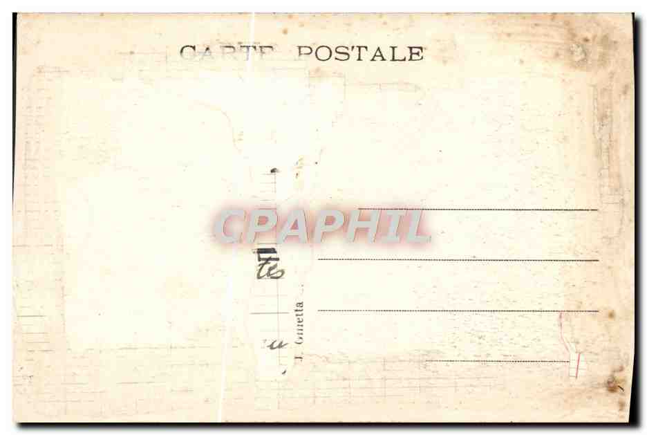 CPA Cote D'Azur De Monaco A San Remo — Rückseite