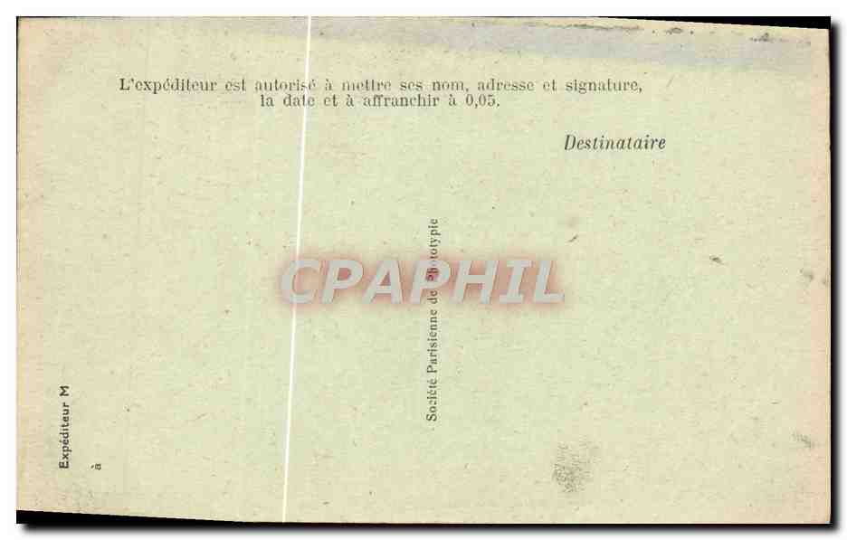 CPA Villefranche Le Port Militaire — Rückseite