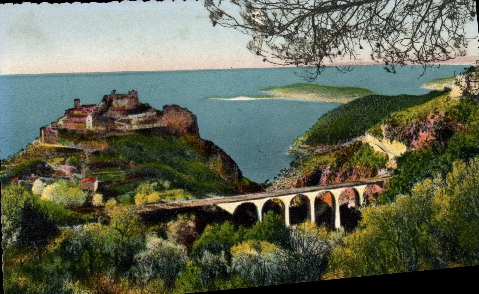 Le Vieux Village, le Viaduc, la Moyenne Corniche et le Cap Ferrat — Edit. La Cigogne, Reims