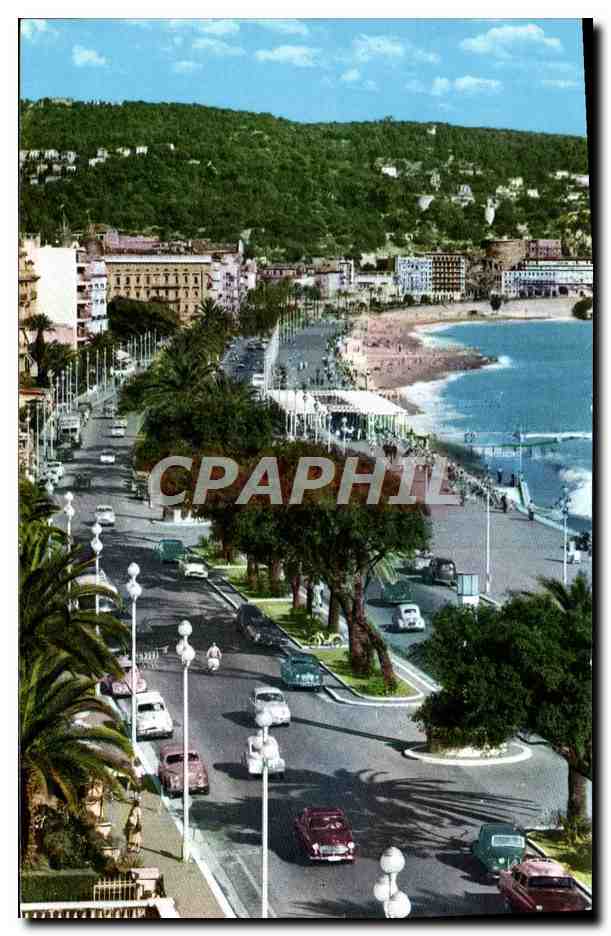 CPM Nice La Promenade Des Anglais Et La Plage