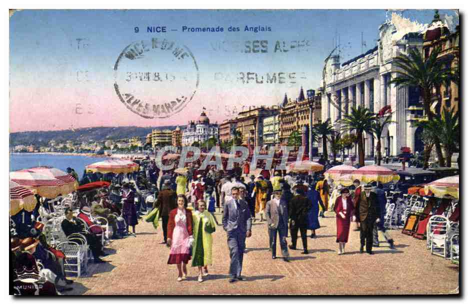 CPA Nice Promenade Des Anglais